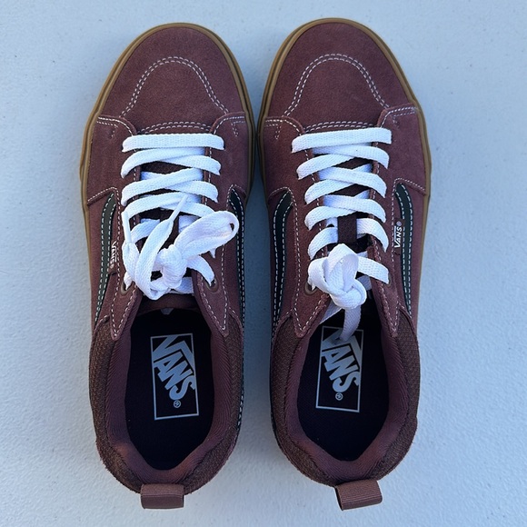 VANS | Filmore Skate Shoes in Suede/ Mesh in Chocolate/ Gum - Picture 7 of 9